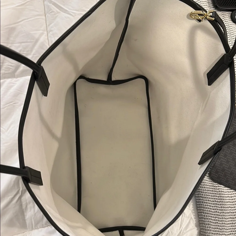 Anine Bing Charcoal Patterned Tote - Picture 4 of 13